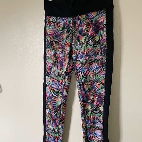 Mossimo | Black Colorful Leggings | Size Small - Picture 2 of 7